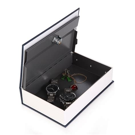 book safe metal box for valuables|book safes with keys.